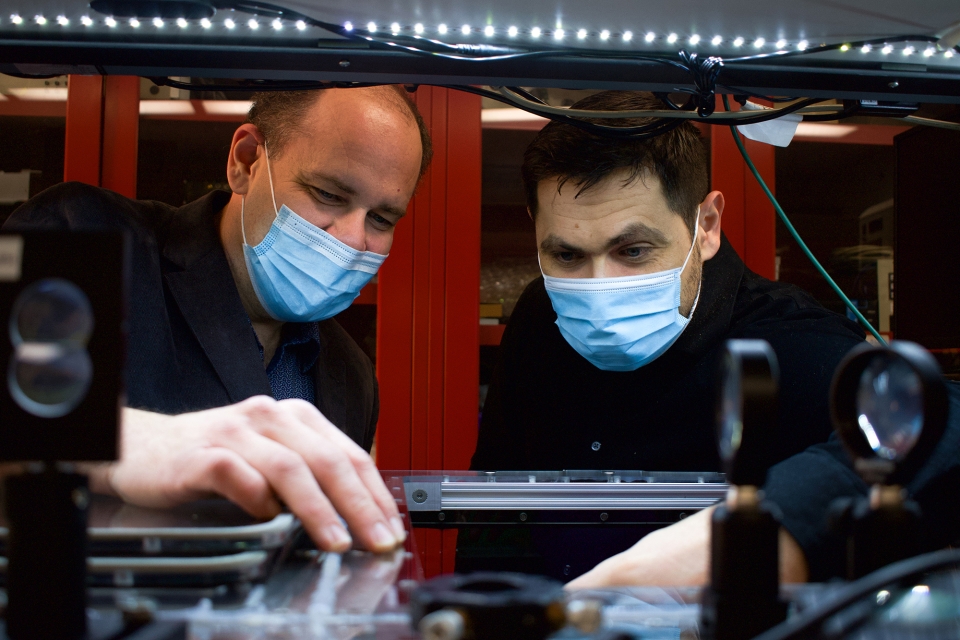 Associate professors Josh Hihath and Sebastian Gomez-Diaz